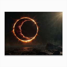 Eclipse Of The Sun Canvas Print