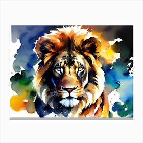 Lion Painting 23 Canvas Print