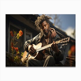 Acoustic Guitar 6 Canvas Print