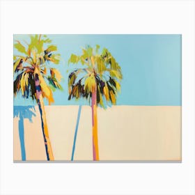 Minimalist Palm Trees Canvas Print