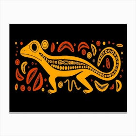 Lizard 12 Canvas Print