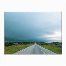 Stormy Road Canvas Print