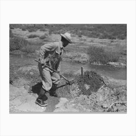 Untitled Photo, Possibly Related To Mr, Johnson, Fsa (Farm Security Administration) Client With Part Interest In Canvas Print