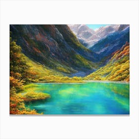 Summit Lake Canvas Print