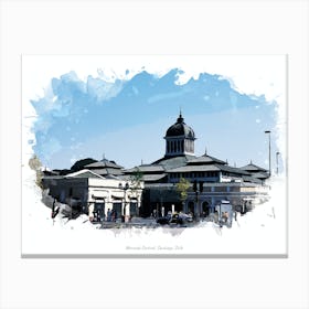 Mercado Central, Santiago, Chile Canvas Print