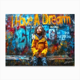 Martin Luther King For Kids - I Have Dreams Canvas Print