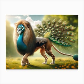 Ethereal Birdlion Variant Canvas Print