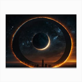 Circle Of Fire Canvas Print