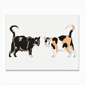 Vintage Cats, Edward Penfield Canvas Print