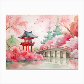 Japanese Bridge Canvas Print