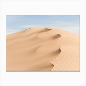 Sand Dunes of Erg Admer in Algeria Canvas Print