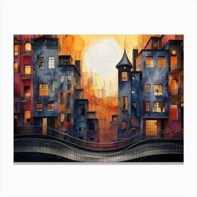 Cityscape 8 Canvas Print