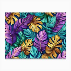 Tropical Leaves 5 Canvas Print