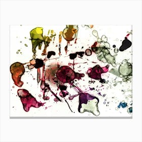 Abstract Spots Canvas Print