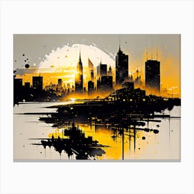 New York City Skyline 8 Canvas Print