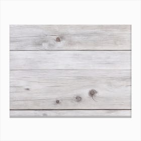 White wood plank texture background Canvas Print