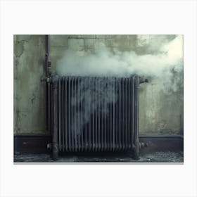 Steam Rising From A Radiator Canvas Print