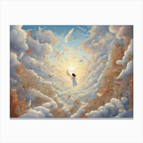 Girl In A Heaven  Canvas Print