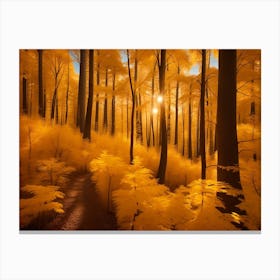 Autumn Forest 106 Canvas Print