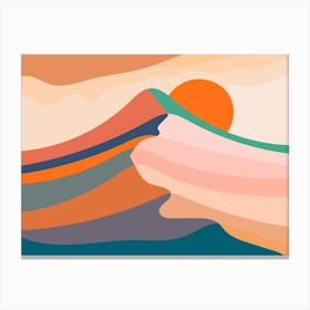 Hill Of Mountain Canvas Print