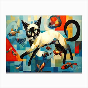 Cats Qualities - Siamese Cats Breeds Canvas Print