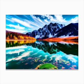 Mountain Lake 51 Canvas Print