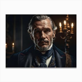 Mysterious Gentleman Canvas Print