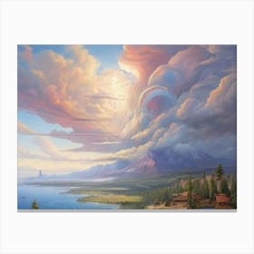 Cloudy Day 1 Canvas Print