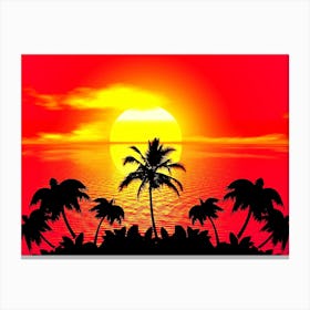 Sunset  Canvas Print