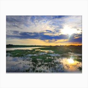 Another Welsh Sunset Canvas Print