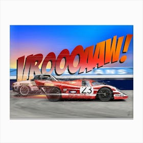 Porsche 917 vs Porsche 914:6 Canvas Print