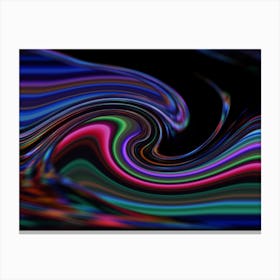 Art Abstract Colorful Abstract Art Canvas Print