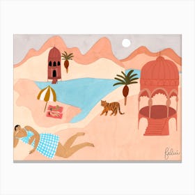 Desert Beach Canvas Print