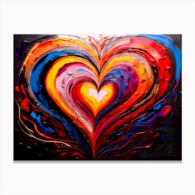 Heart Of Love 1 Canvas Print