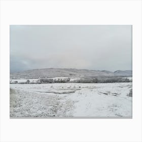 Snowy Landscape Canvas Print