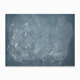 Minimal Abstract Blue Painting 4 Canvas Print