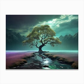 Lone Tree 3 Canvas Print