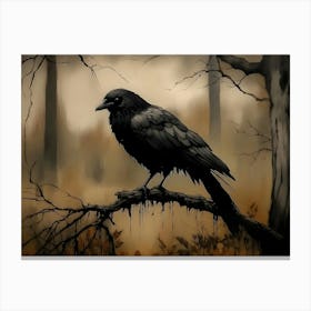 Raven Canvas Print