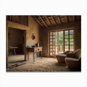 Room In An Adobe House Canvas Print