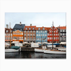 Colorful Houses Of Nyhavn Copenhagen 3 Canvas Print