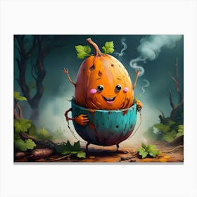 Happy Harvest Brew #8 Canvas Print