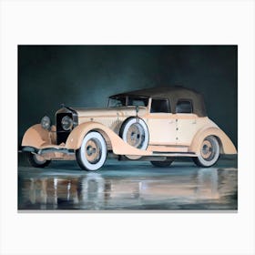 Rolls Roys �l Auf Leinwand Canvas Print