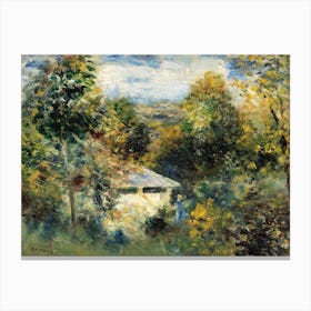 Louveciennes (1872–1873), Pierre Auguste Renoir Canvas Print