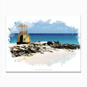 Miami Beach, Barbados, Caribbean Canvas Print