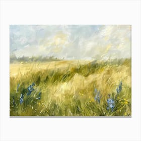 Field Of Wildflowers Canvas Print