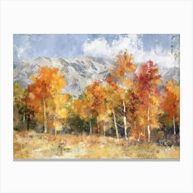 Aspen Trees 3 Canvas Print