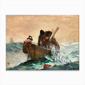 The Herring Net (1885), Winslow Homer Canvas Print