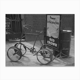 Quadricycle Used On Narrow Gauge Railroad, In The Early Days This Took The Place Of The More Modern Handcar By 1 Canvas Print