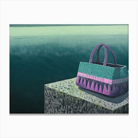 Bag By The Water Canvas Print