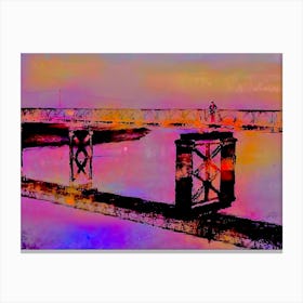 Bridge over Water Canvas Print